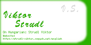 viktor strudl business card